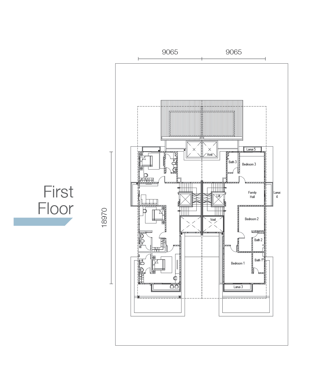 Sierra Hijauan - Type RB6 - First Floor Layout Plan